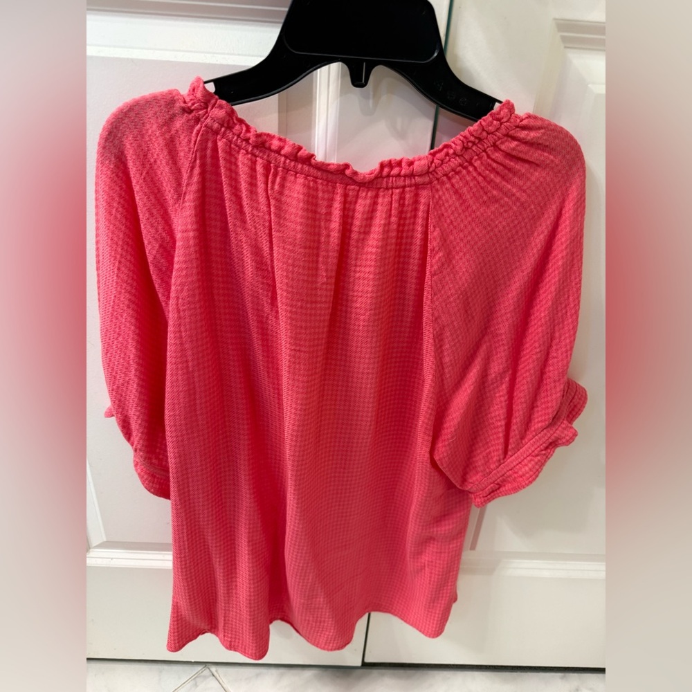 Cloth & Stone Vibrant Pink Blouse - Picture 5 of 7